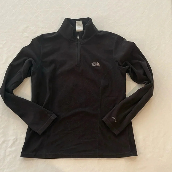 The North Face Tops - The North Face TKA 100 Microvelour Glacier Fleece Top women's size‎ medium